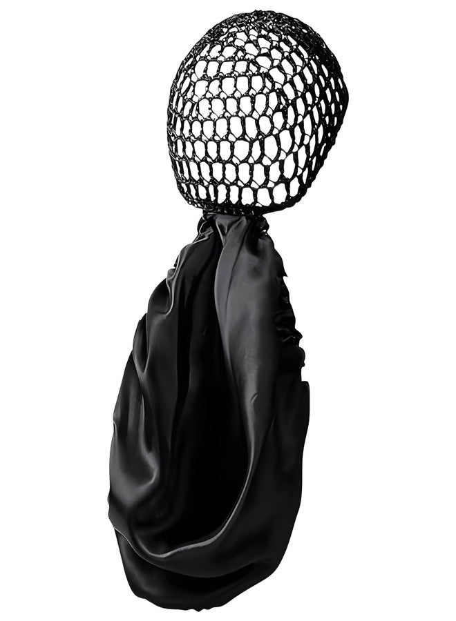 CYUXING 2 In1 Wrap Cap Bonnet Reversible Adjustable Tie Band | All-in-One Hair Net for Women | for Sleeping, Showering & Sports | Adjustable Design with Premium Fabric for Hair Protection - Image 1